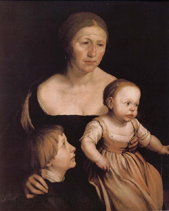 Hans Holbein The artist s wife abuse Norge oil painting art